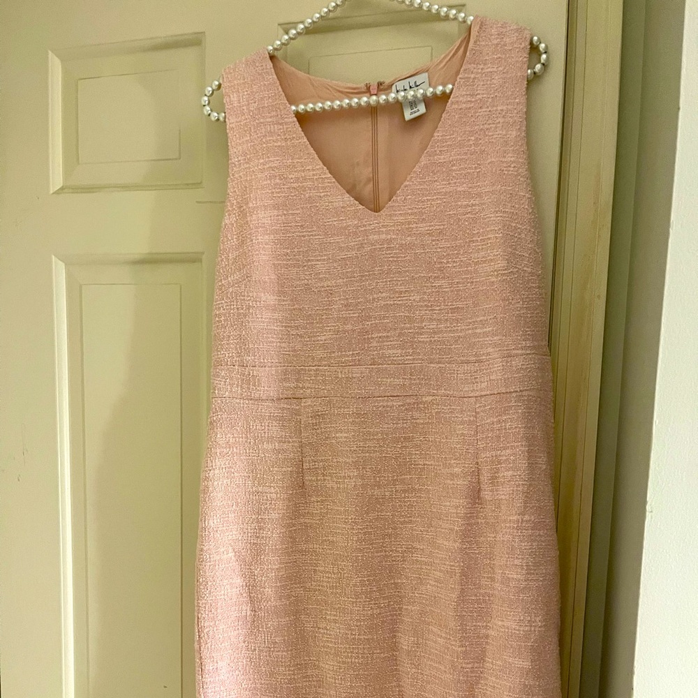 Light pink dress.  Never worn.  Size 12.